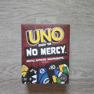 SEALED Unopened UNO Show 'Em No Mercy Children's Family Card Game Mattel